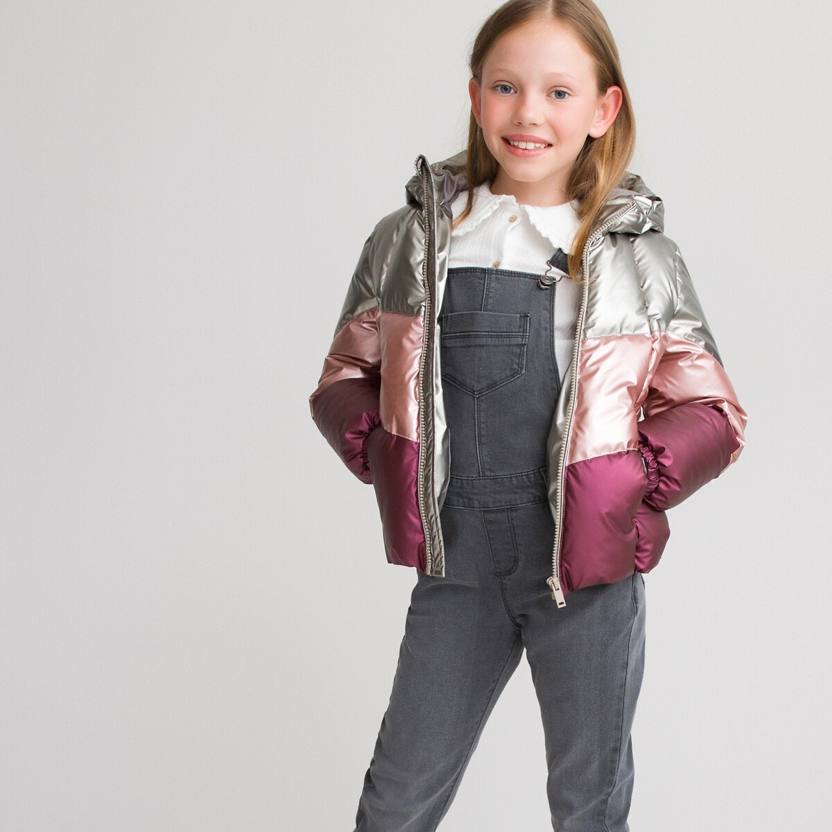 Ζεστό καπιτονέ μπουφάν με κουκούλα