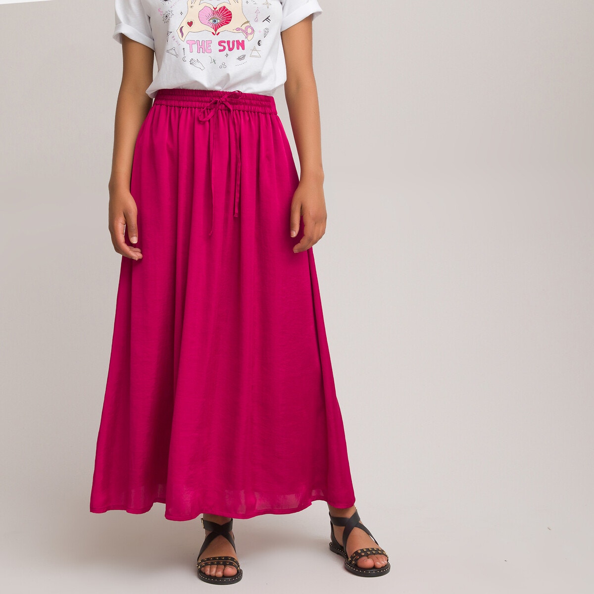 ΓΥΝΑΙΚΑ | Φούστες | Maxi Μακριά φούστα από χυτό σατέν