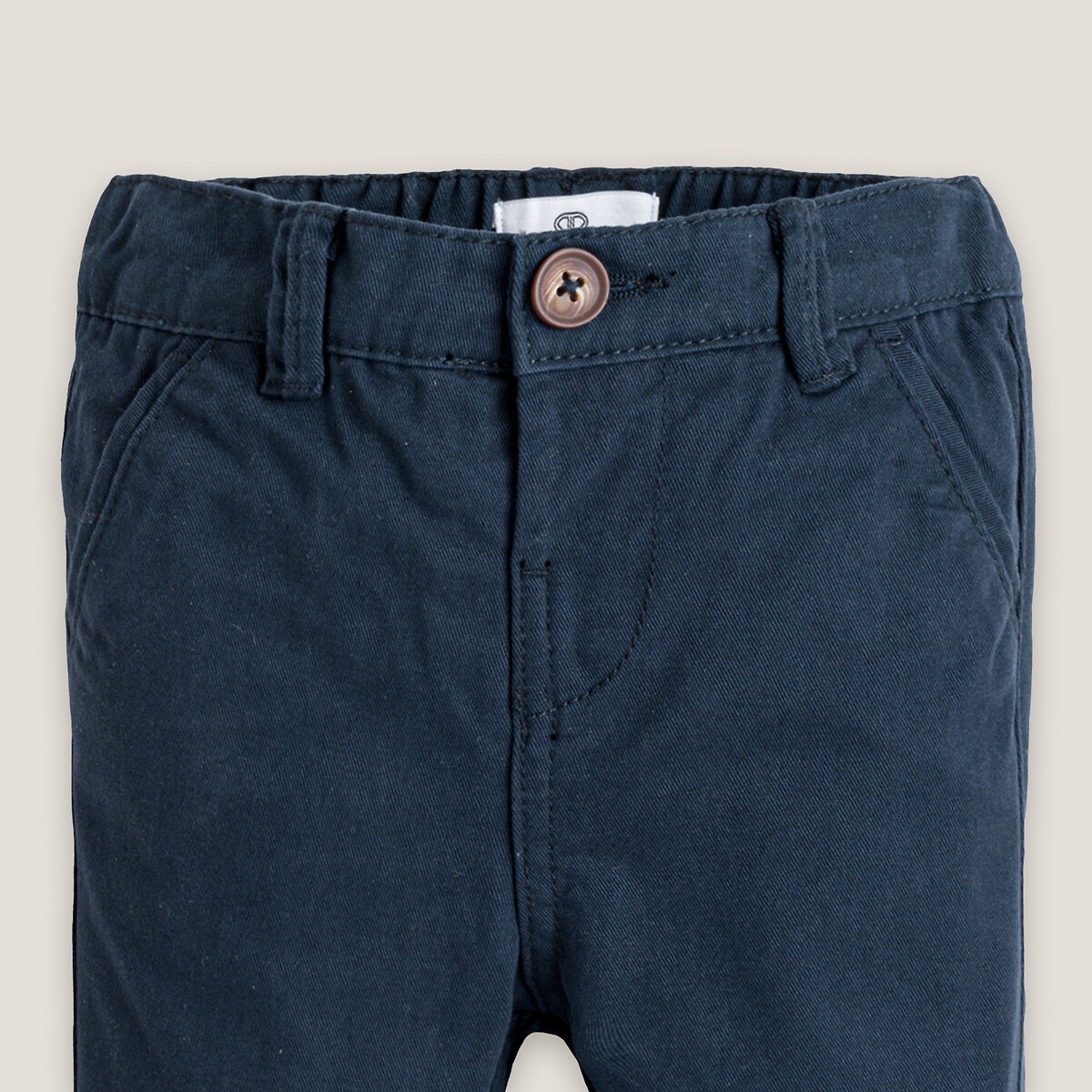 Παντελόνι με λοξές τσέπες, 3 μηνών - 3 ετών