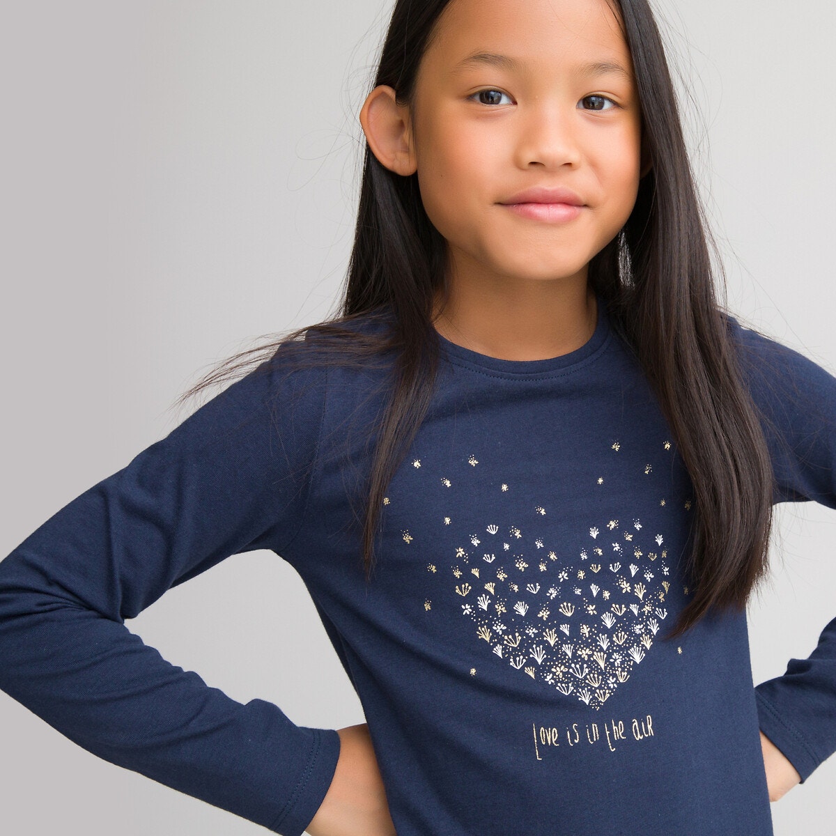 Μακρυμάνικο εμπριμέ φόρεμα