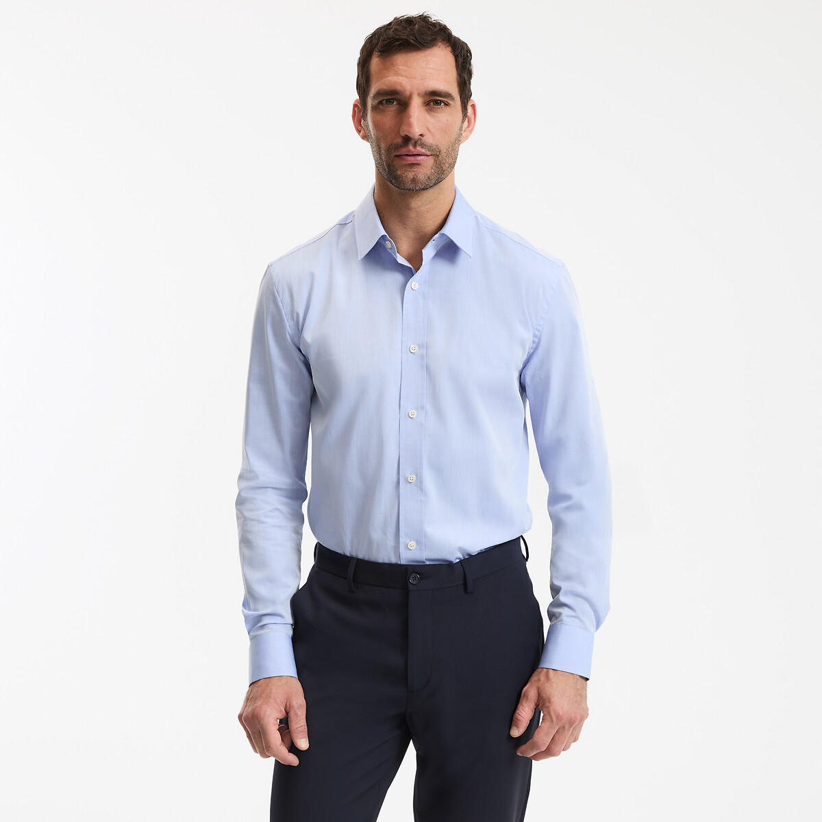 La Redoute Collections Μακρυμάνικο slim πουκάμισο