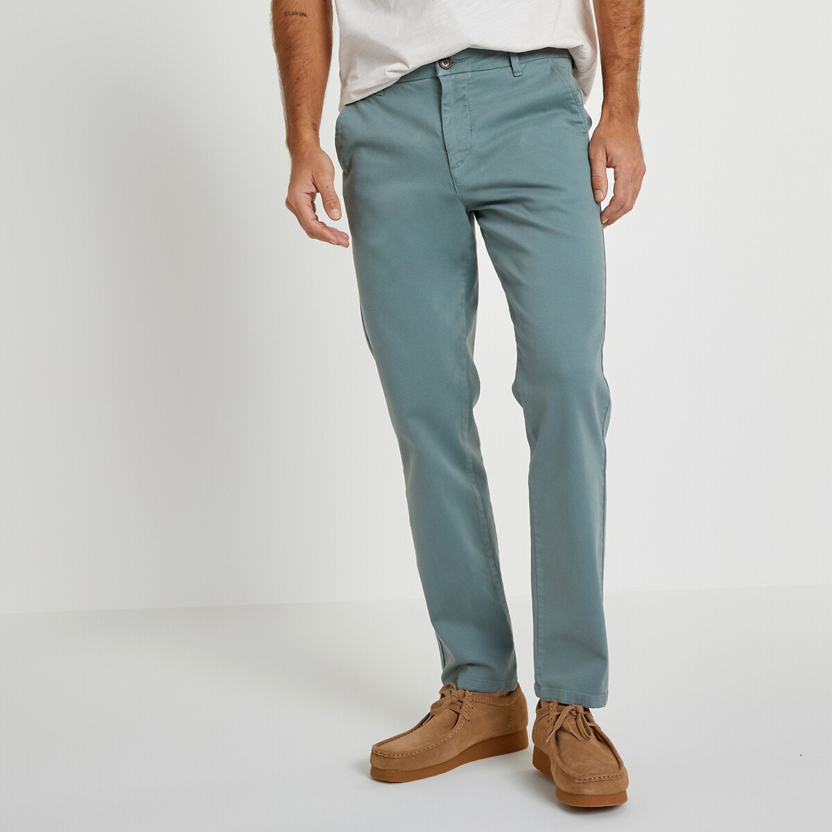 La Redoute Collections Παντελόνι chino σε γραμμή regular από οργανικό βαμβάκι