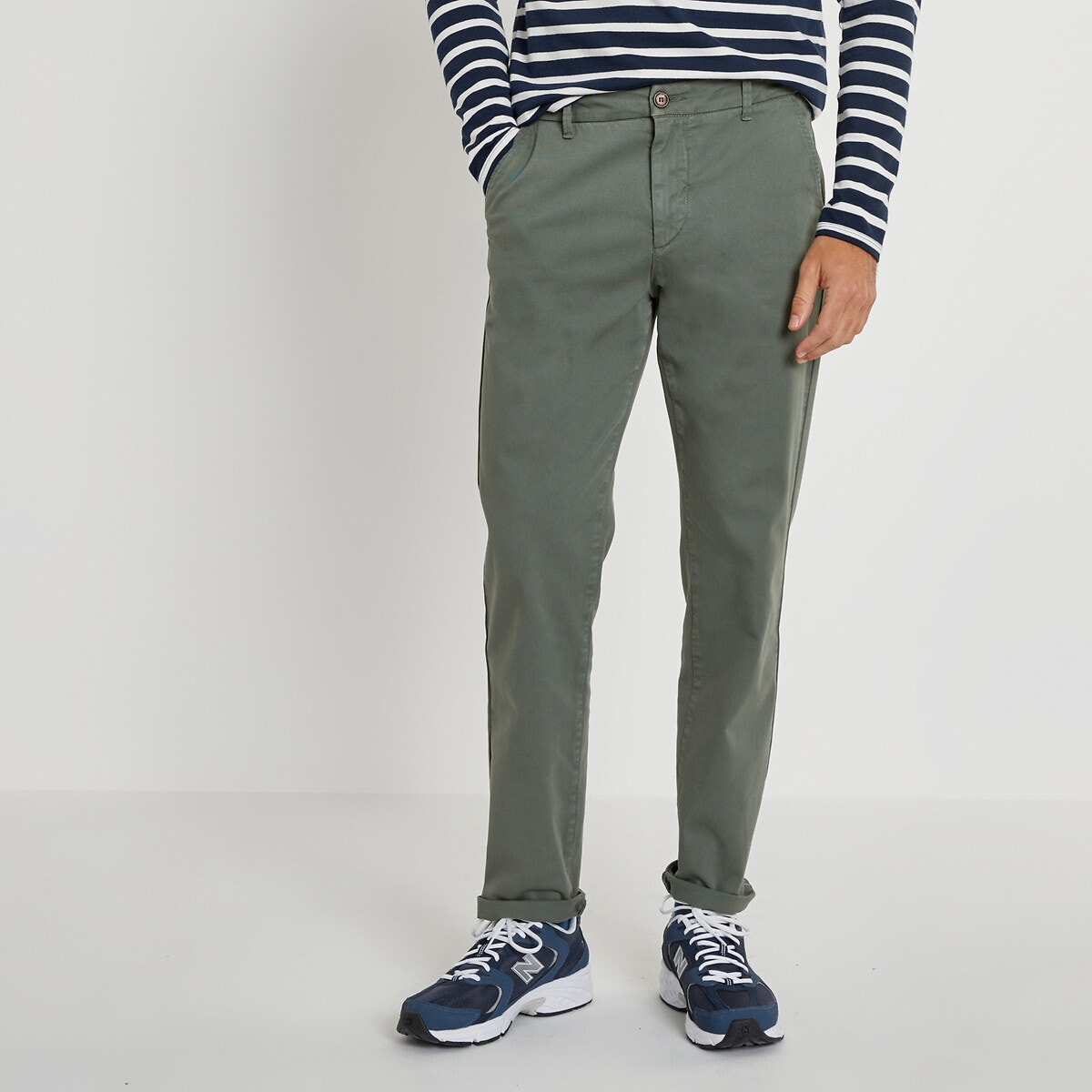 Παντελόνι chino σε γραμμή regular από οργανικό βαμβάκι