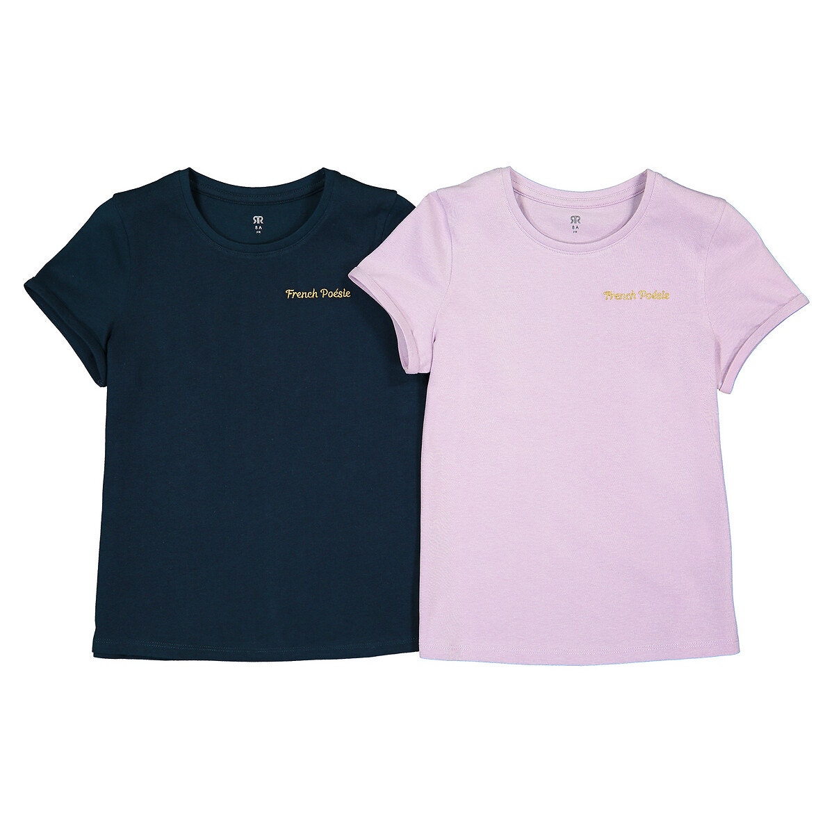 ΠΑΙΔΙ | Μπλούζες & Πουκάμισα | Τοπ Σετ 2 T-shirt από οργανικό βαμβάκι, 3-12 ετών