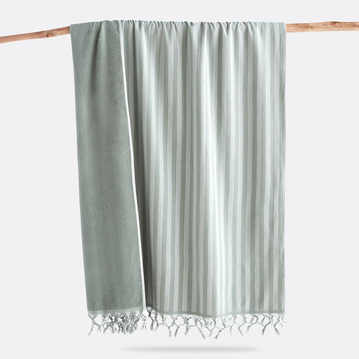 La Redoute Interieurs Πετσέτα χαμάμ με μία πετσετέ πλευρά 90x175 cm