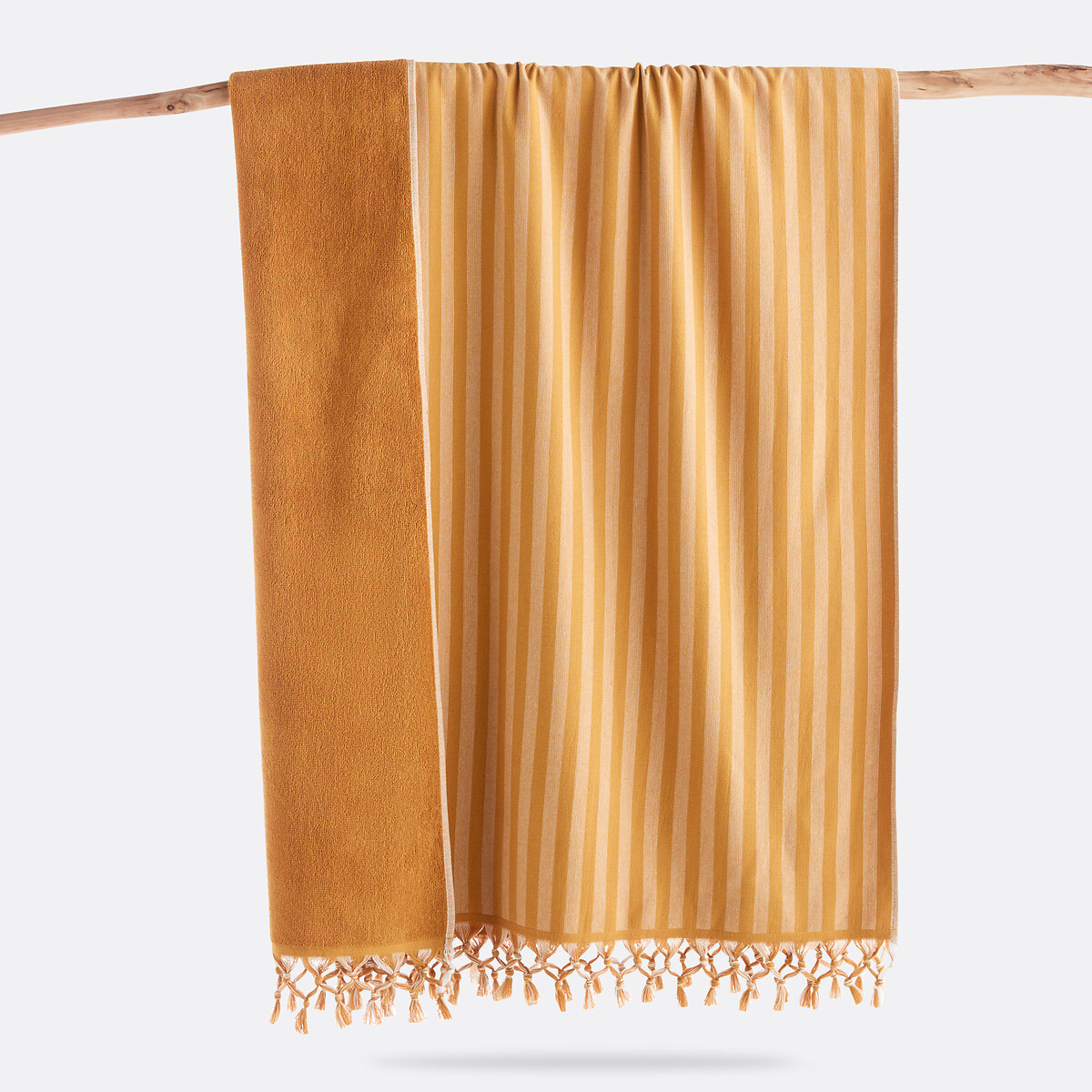 La Redoute Interieurs Πετσέτα χαμάμ με μία πετσετέ πλευρά 90x175 cm