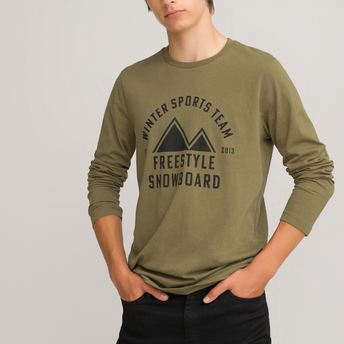 Μακρυμάνικη μπλούζα με στάμπα