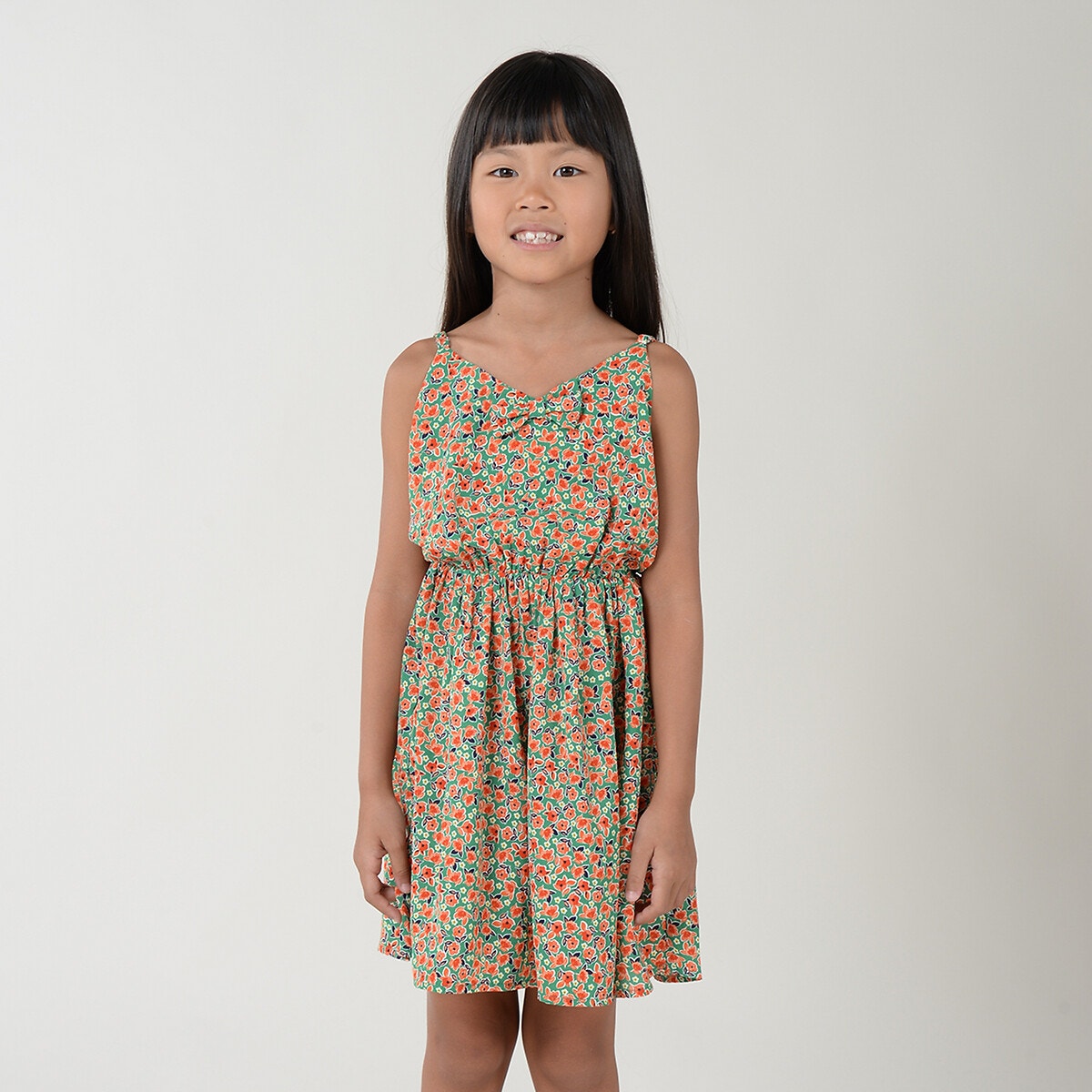 MINI MOLLY Εμπριμέ φλοράλ φόρεμα, 4-14 ετών