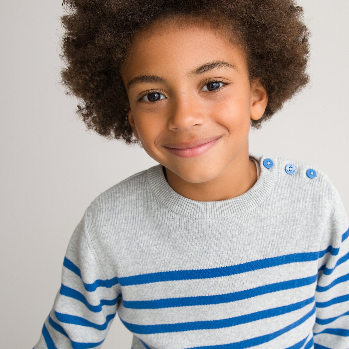 Ριγέ λεπτό πλεκτό από οργανικό βαμβάκι