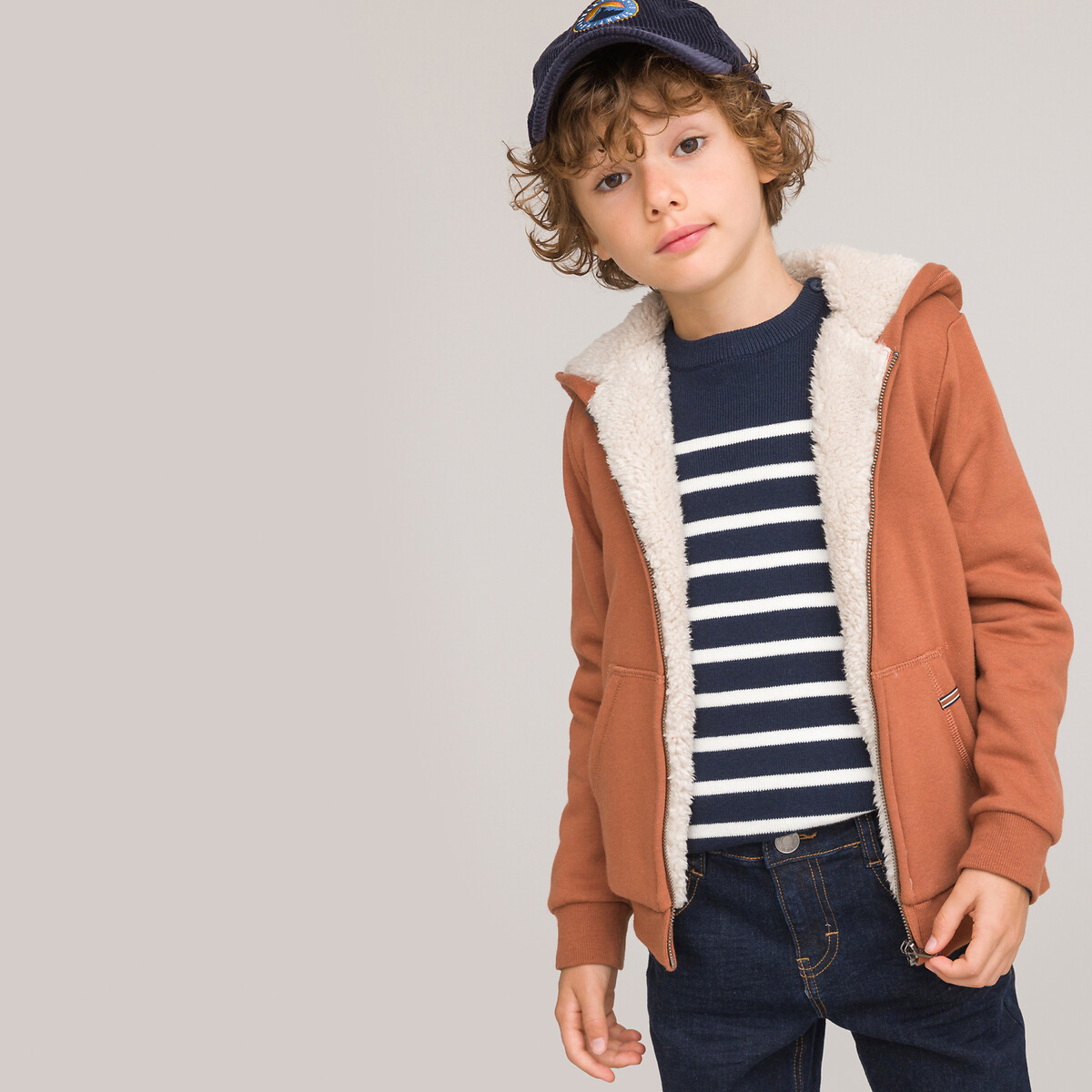 La Redoute Collections Ζακέτα με φερμουάρ