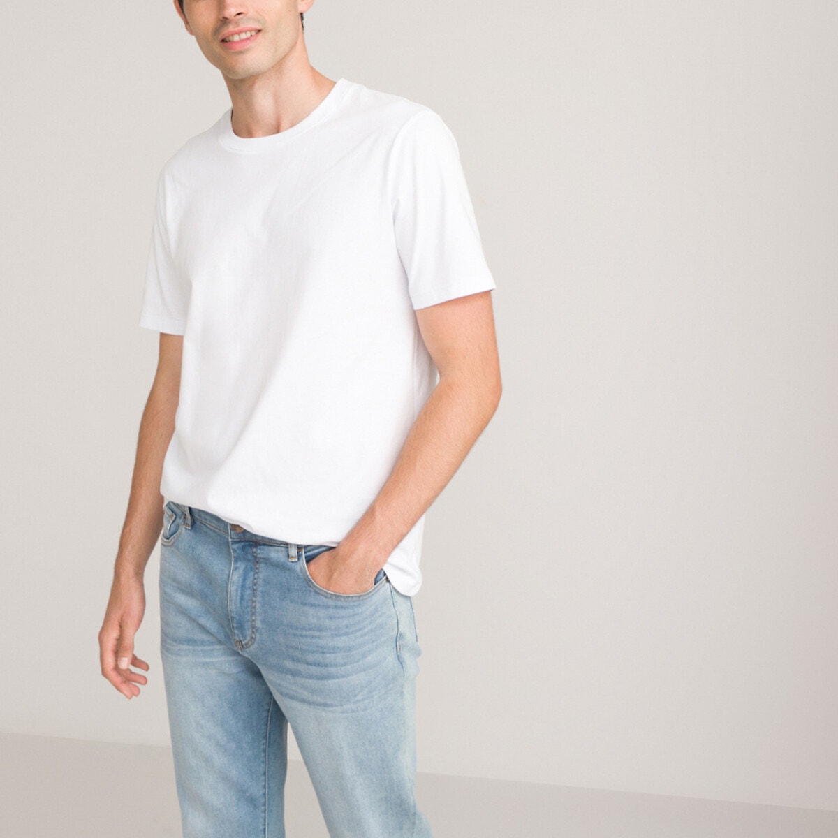 La Redoute Collections Κοντομάνικο T-shirt από οργανικό βαμβάκι
