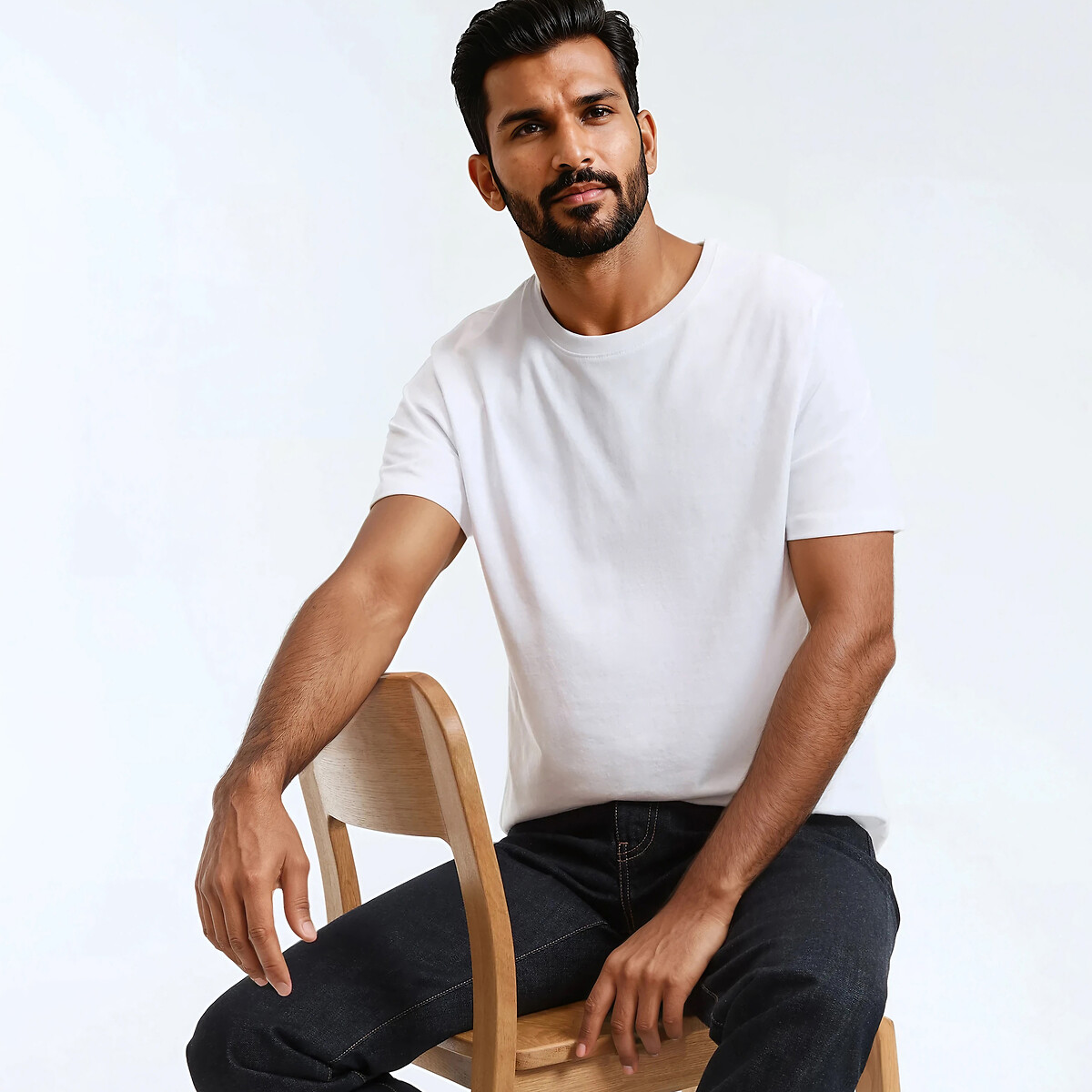 La Redoute Collections Κοντομάνικο T-shirt από οργανικό βαμβάκι