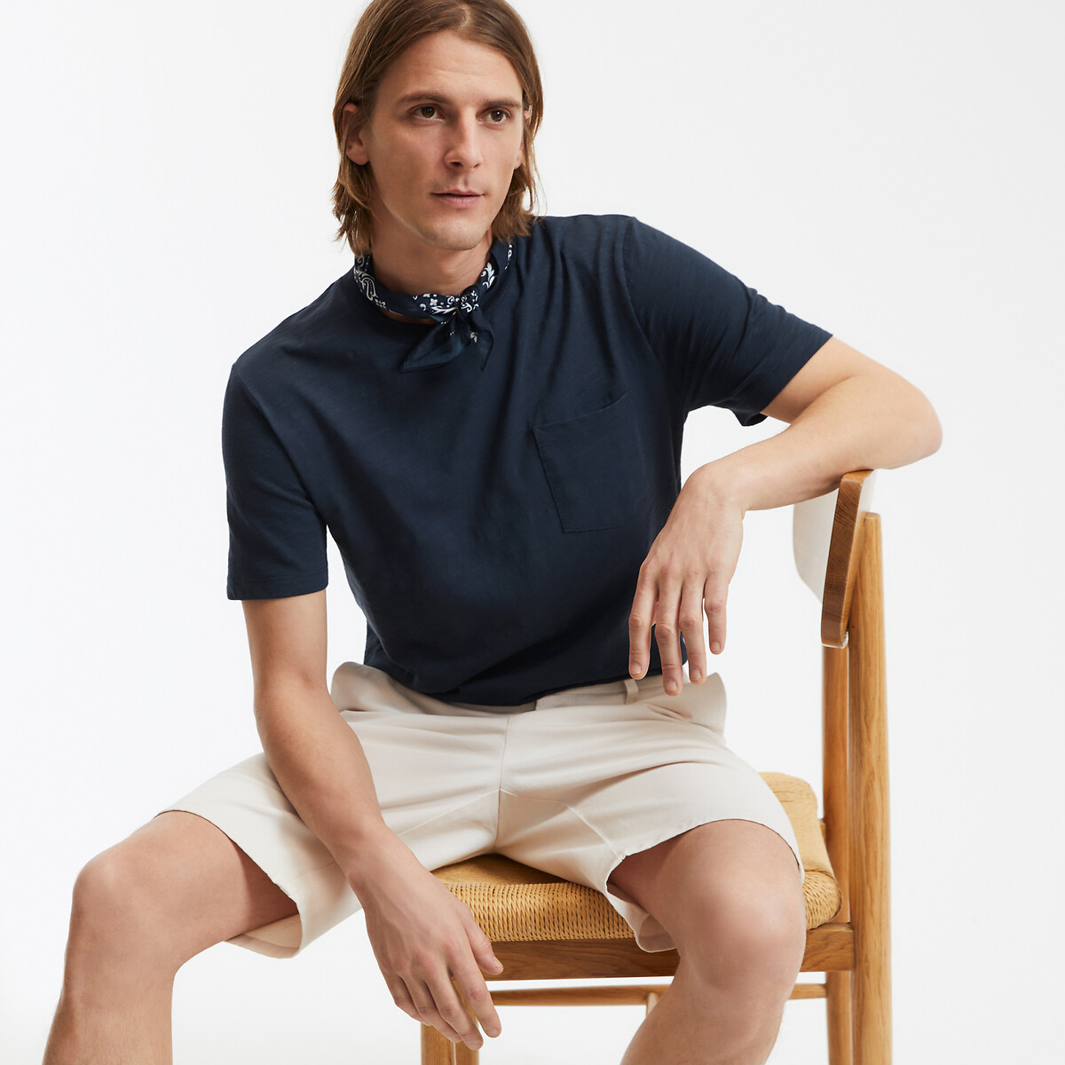 La Redoute Collections Κοντομάνικο T-shirt από οργανικό βαμβάκι