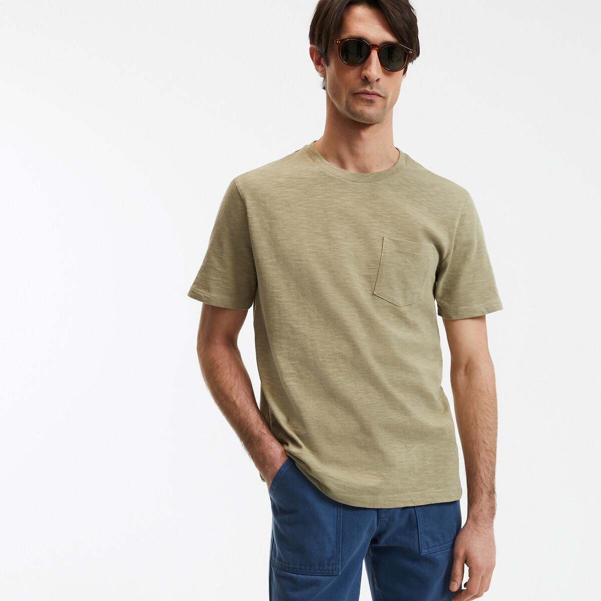La Redoute Collections Κοντομάνικο T-shirt από οργανικό βαμβάκι