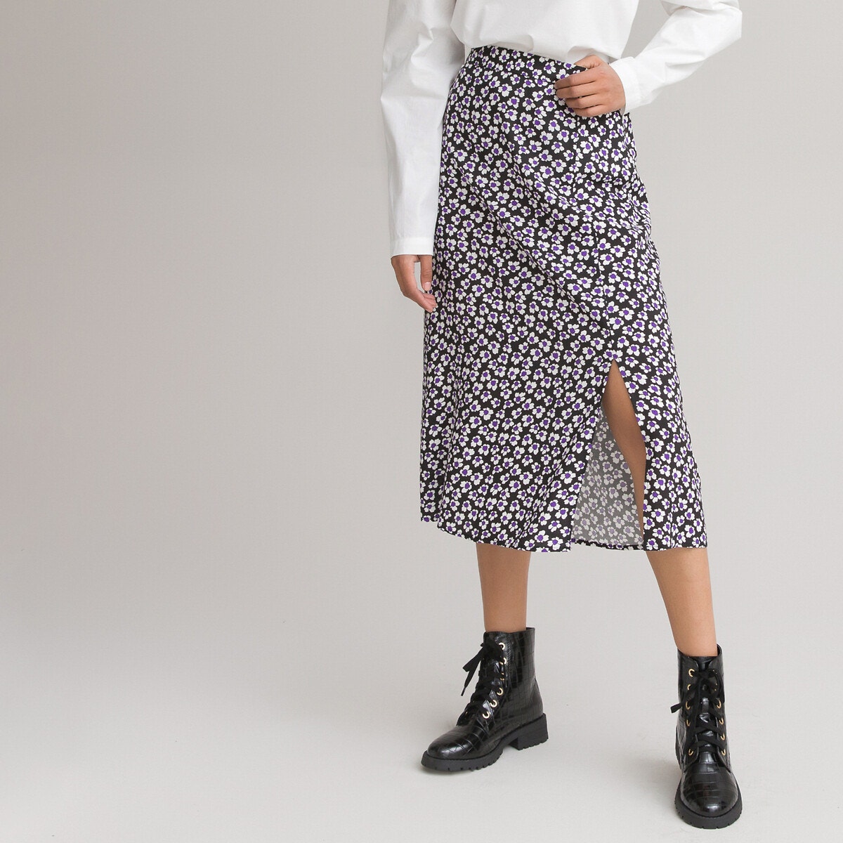 ΓΥΝΑΙΚΑ | Φούστες | Midi Μίντι φούστα με φλοράλ μοτίβο