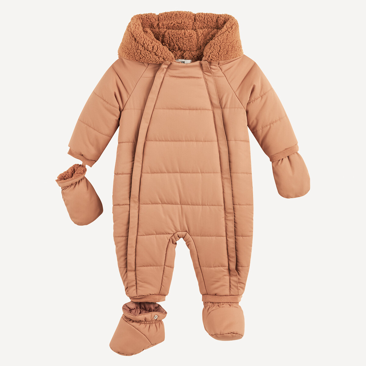 La Redoute Collections Ολόσωμο ζεστό μπουφάν με κουκούλα