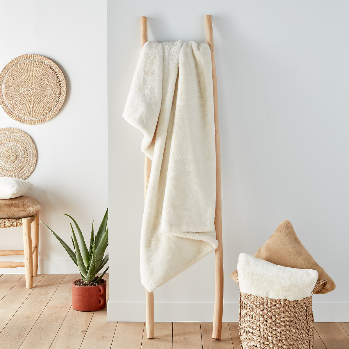 La Redoute Interieurs Ριχτάρι από συνθετική γούνα 130x170 cm