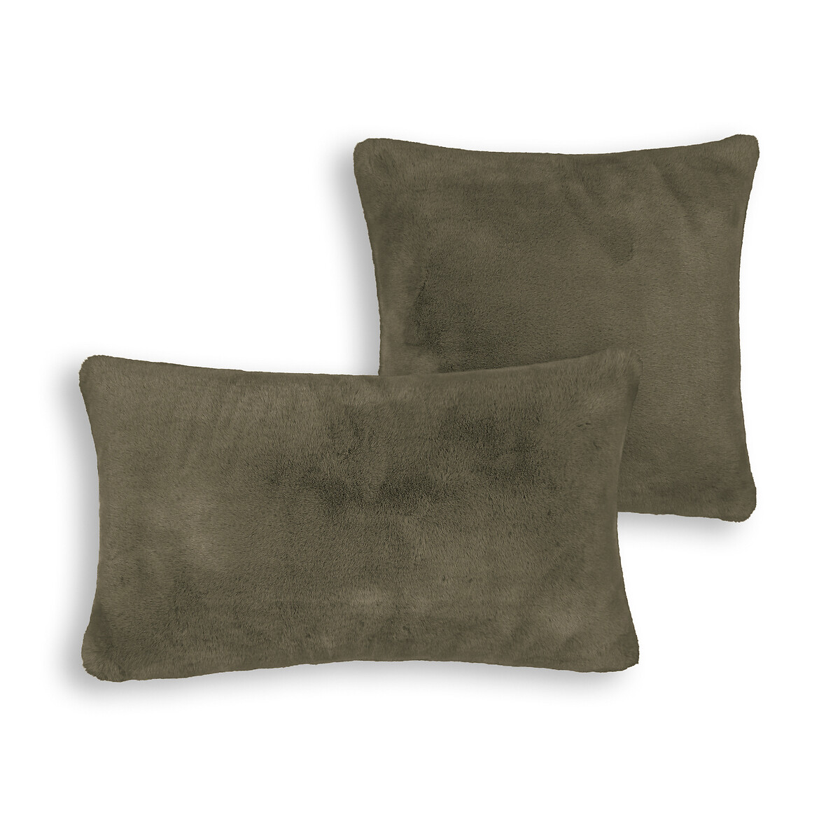 Θήκη για μαξιλαράκι από συνθετική γούνα 50x30 cm