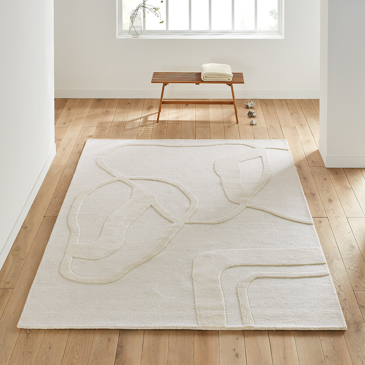La Redoute Interieurs Μάλλινο χαλί 120x170 cm Μ120xΠ170cm