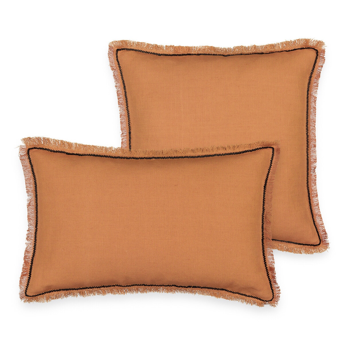 Θήκη για μαξιλαράκι από λινό και βαμβάκι 45x45 cm