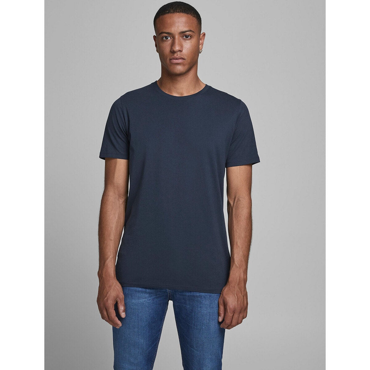 ΑΝΔΡΑΣ | Μπλούζες & Πουκάμισα | T-shirts Μπλούζα με στρογγυλή λαιμόκοψη από βιολογικό βαμβάκι