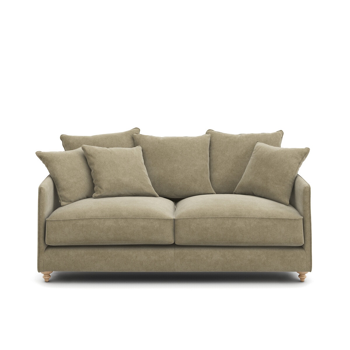 Πτυσσόμενος καναπές από βελούδο stonewashed, Lazare