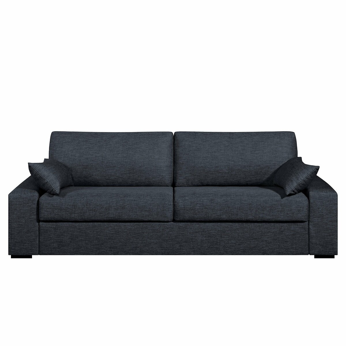 Πτυσσόμενος καναπές από ύφασμα με μελανζέ όψη, Neige