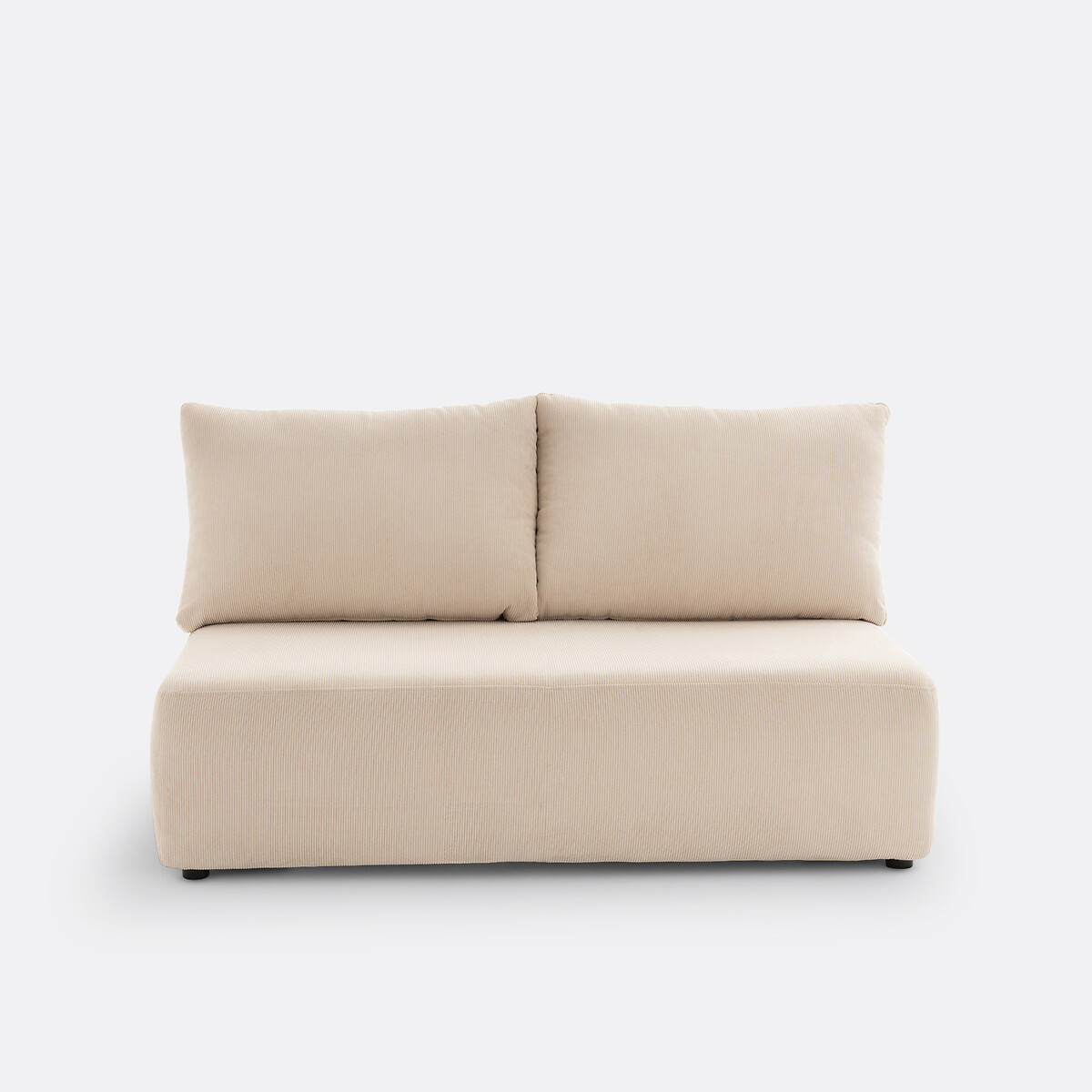Καναπές από κοτλέ βελούδο Μ88xΠ140xΥ67cm