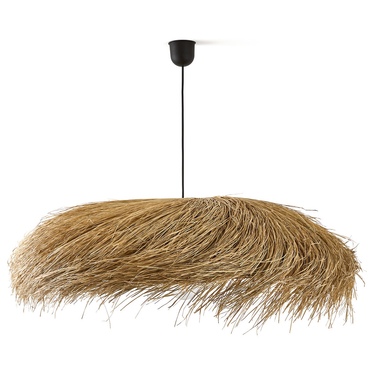 La Redoute Interieurs Φωτιστικό οροφής από φυσικές ίνες Δ80 εκ. Μ80xΠ80xΥ25cm