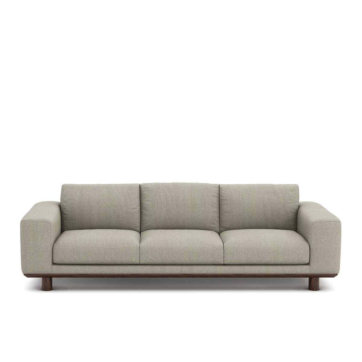 Καναπές από ύφασμα τουίντ Μ97xΠ212xΥ72cm