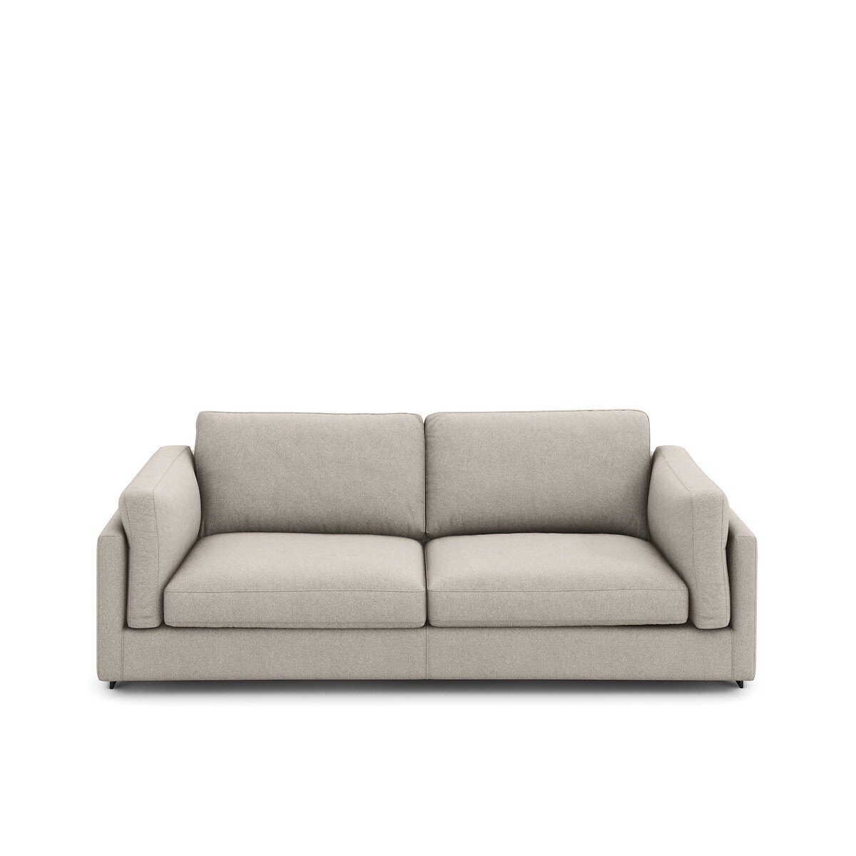 Πτυσσόμενος καναπές από βισκόζη και λινό Μ99xΠ213xΥ89cm