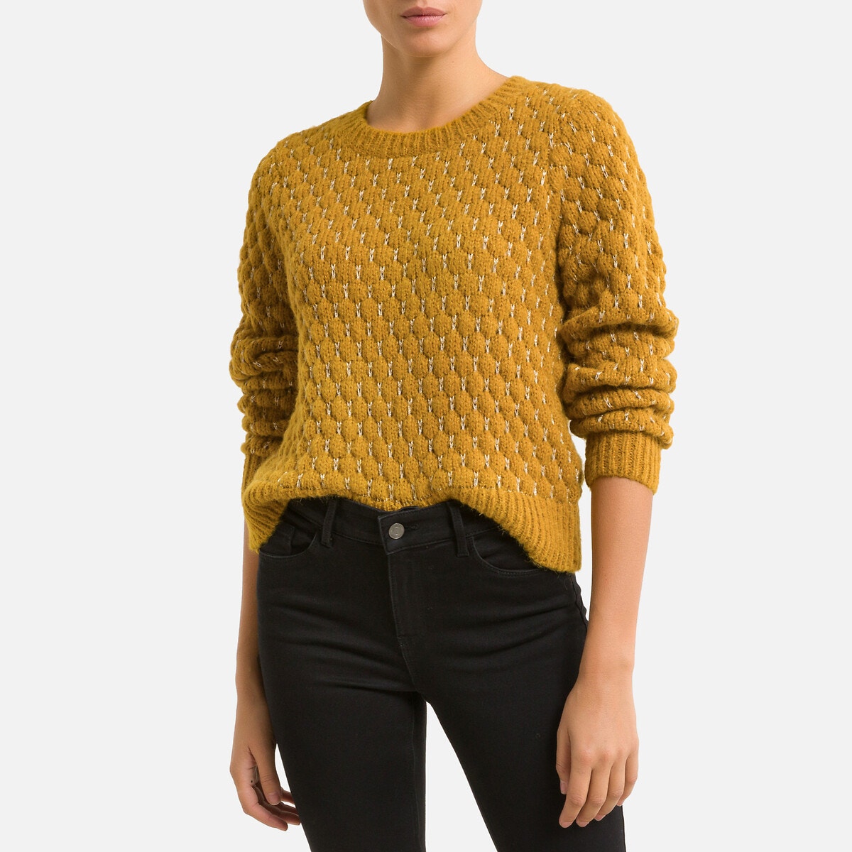 VERO MODA Λεπτό πλεκτό με στρογγυλή λαιμόκοψη