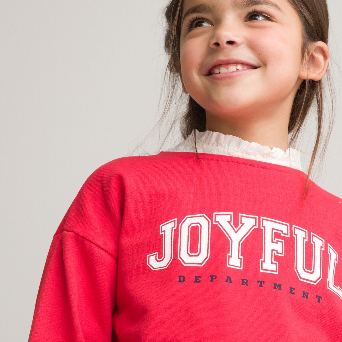 Φούτερ με στρογγυλή λαιμόκοψη