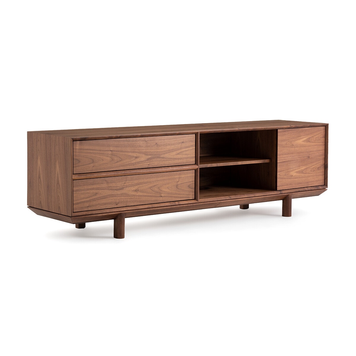 Έπιπλο τηλεόρασης Gloria από ξύλο καρυδιάς, σχεδίασης E. Gallina