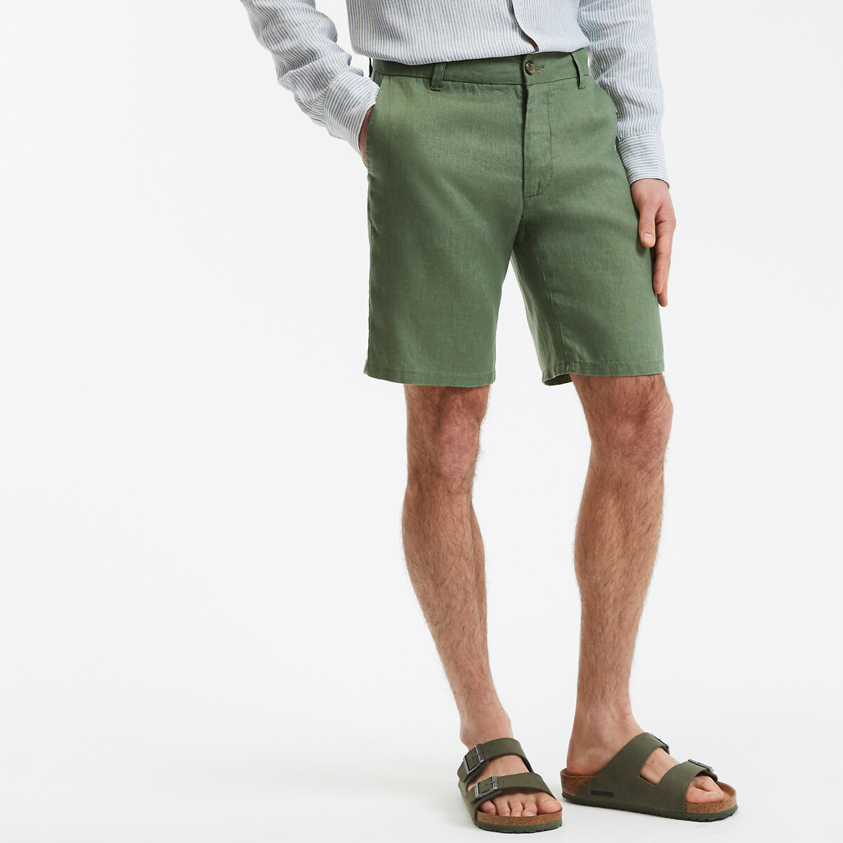 La Redoute Collections Λινή βερμούδα