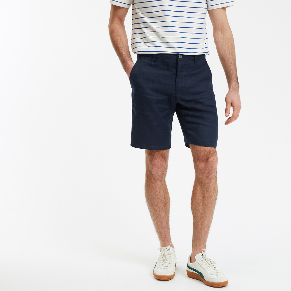 La Redoute Collections Λινή βερμούδα