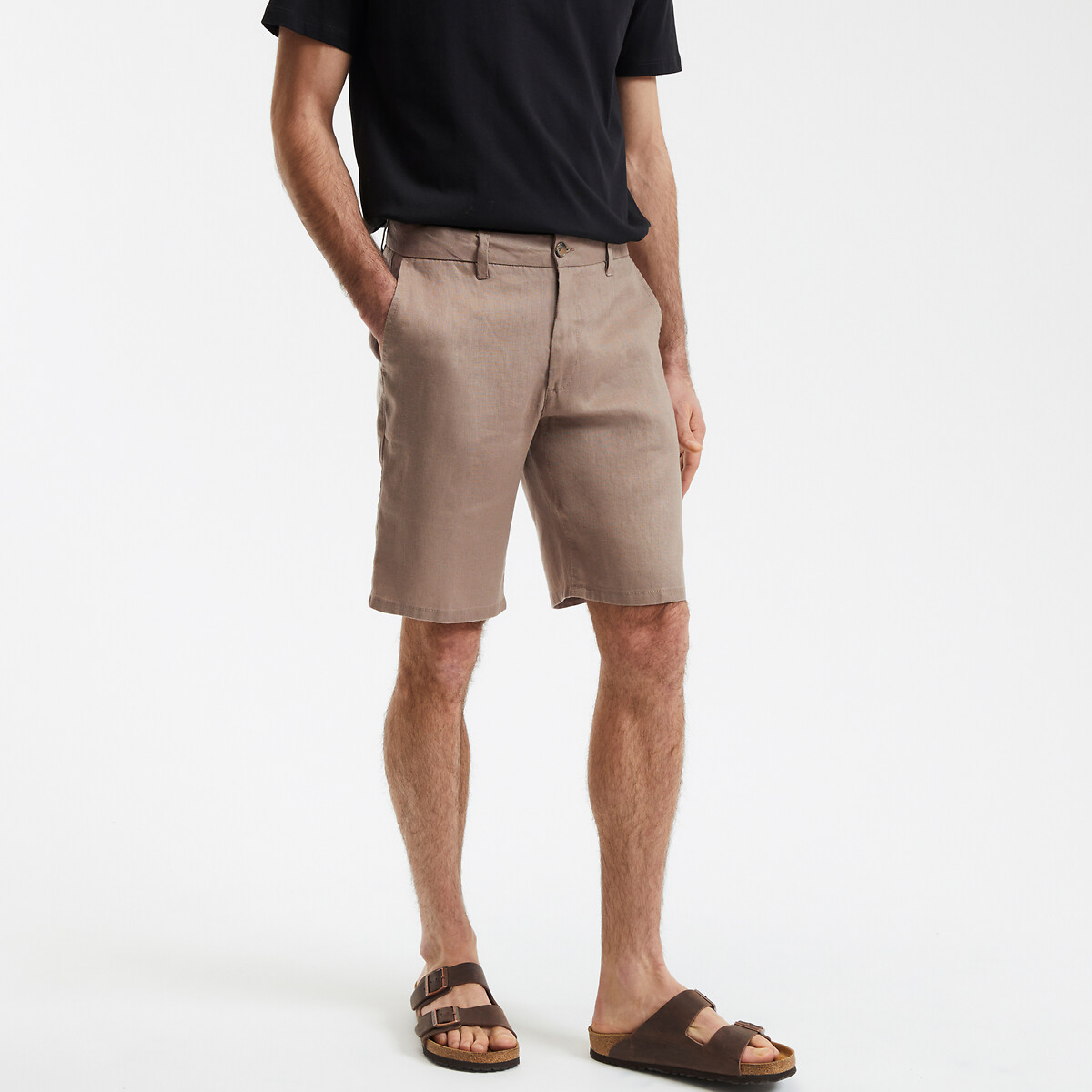 La Redoute Collections Λινή βερμούδα