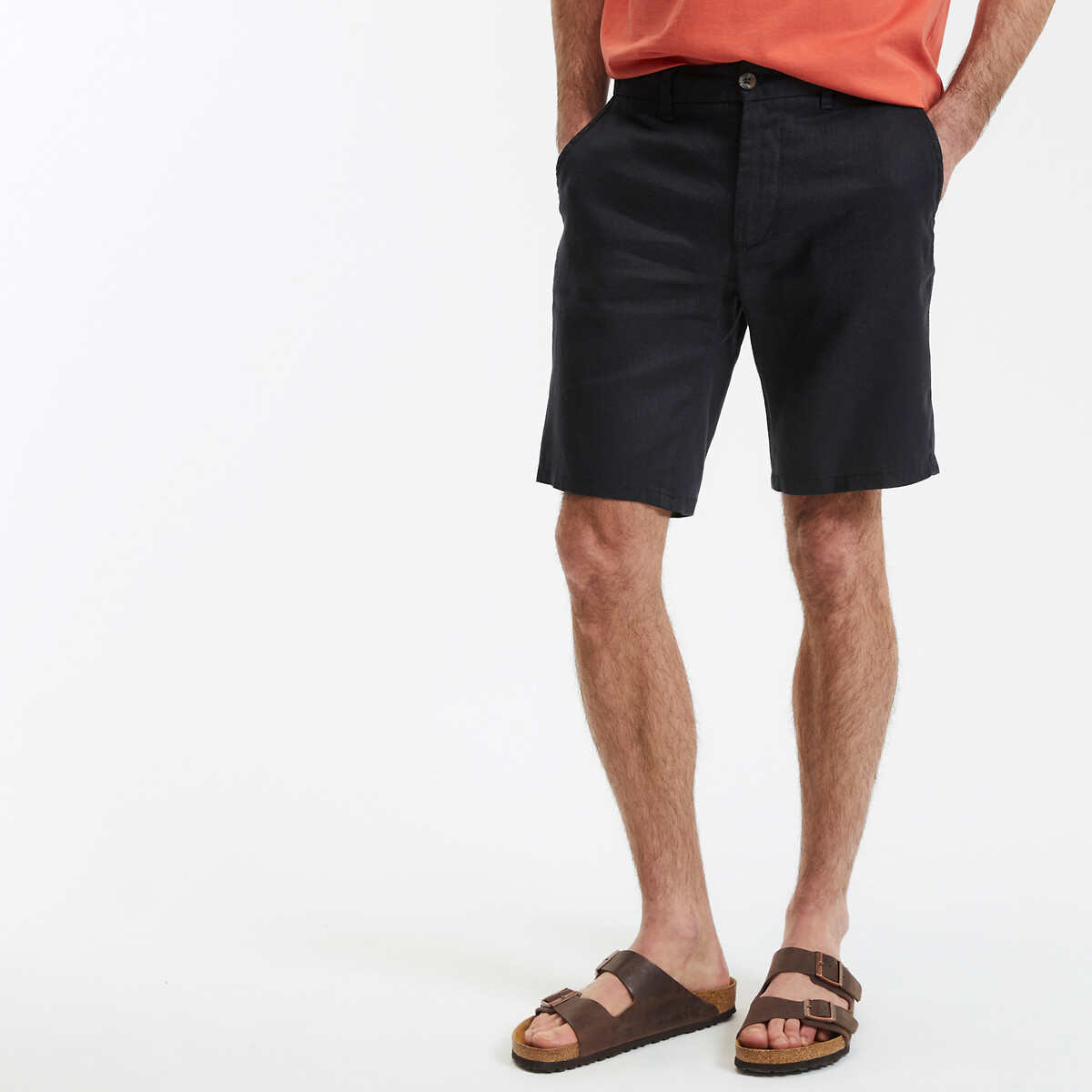 La Redoute Collections Λινή βερμούδα