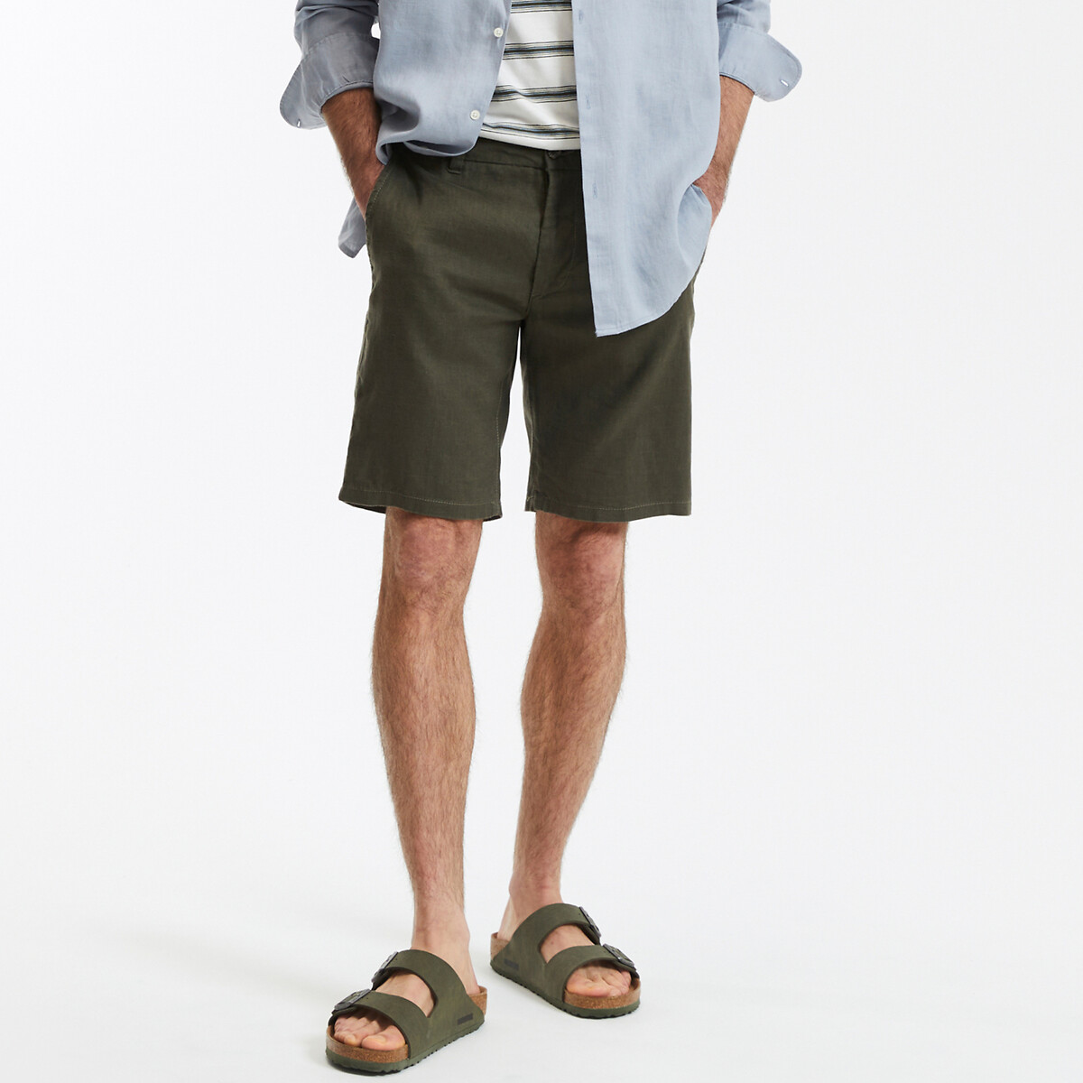 La Redoute Collections Λινή βερμούδα