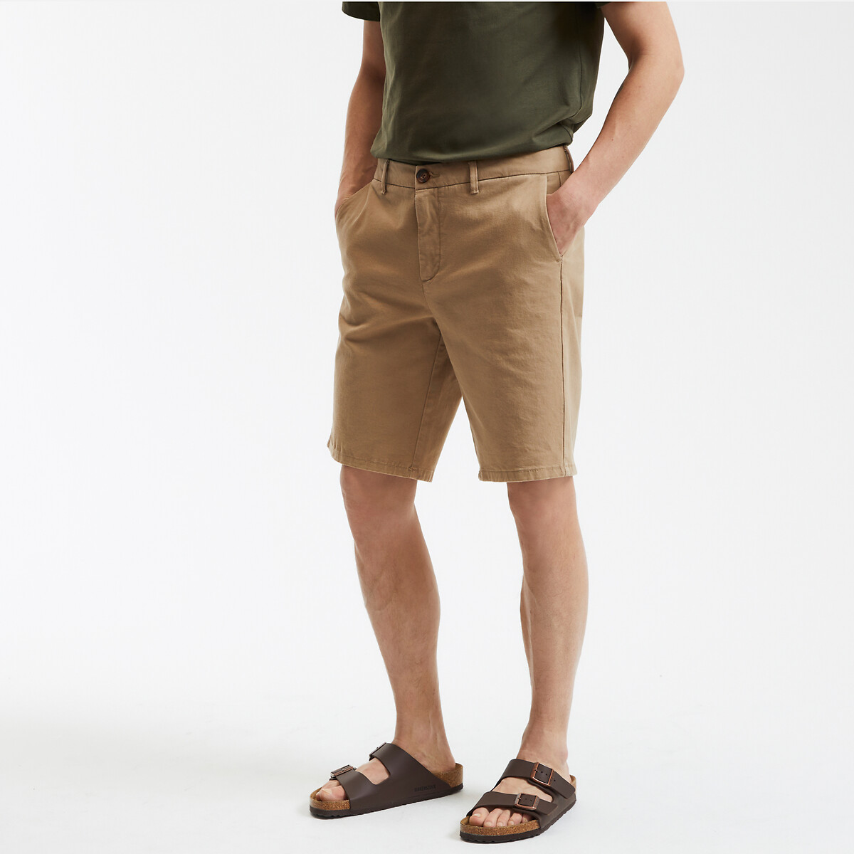 La Redoute Collections Βερμούδα chino από οργανικό βαμβάκι