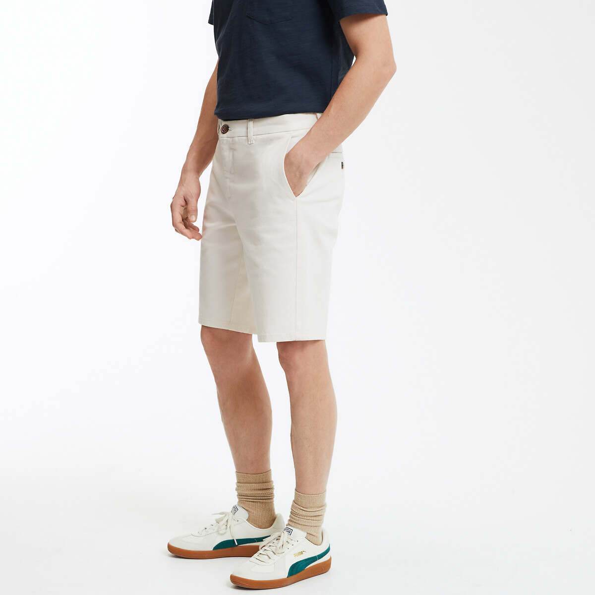 La Redoute Collections Βερμούδα chino από οργανικό βαμβάκι