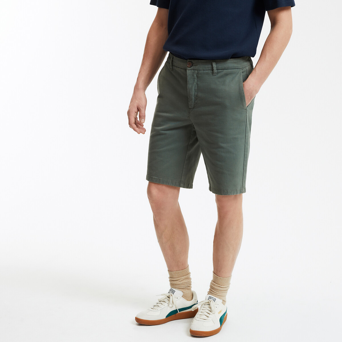 La Redoute Collections Βερμούδα chino από οργανικό βαμβάκι