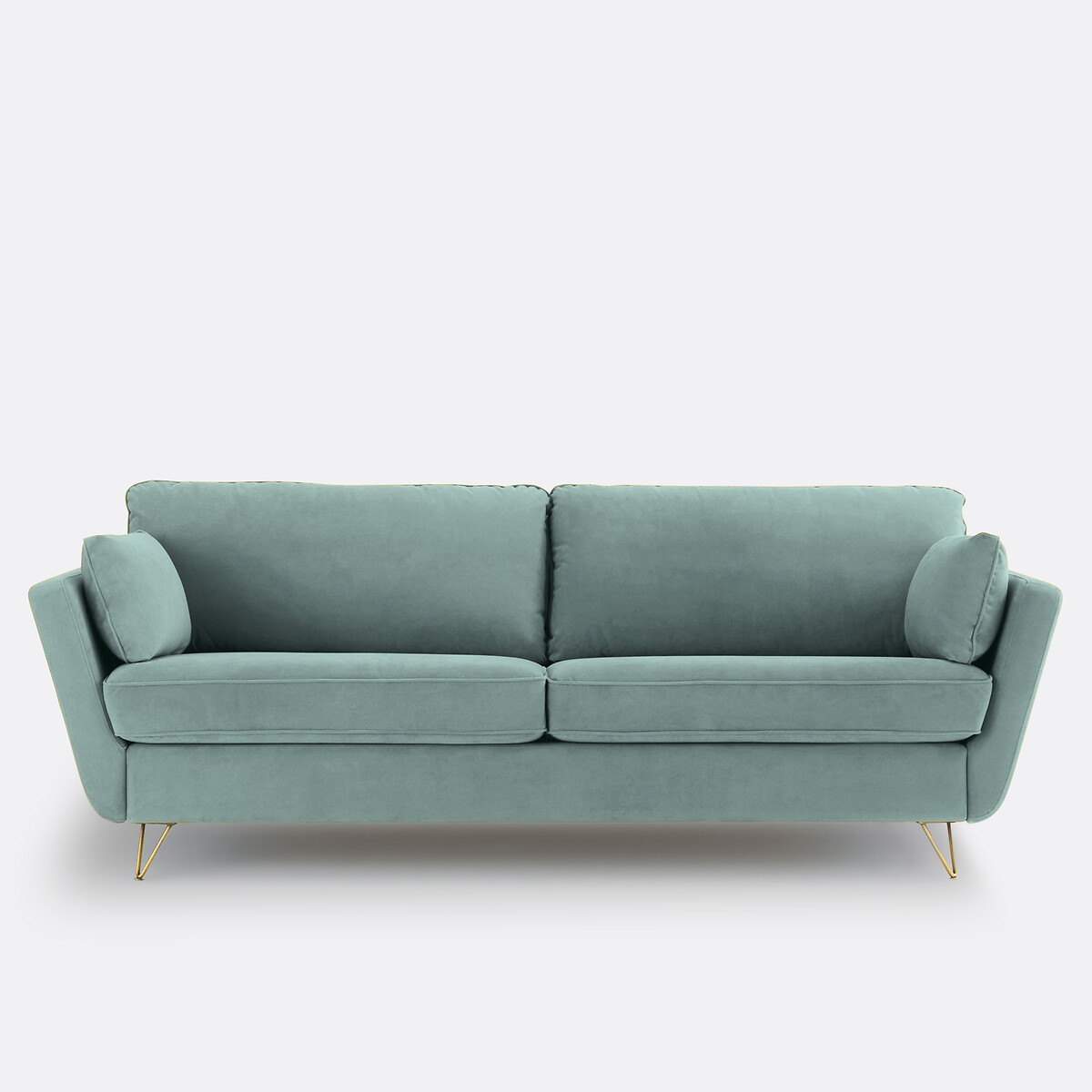 Πτυσσόμενος καναπές 4/5 θέσεων από βελούδο Μ98xΠ225xΥ85cm