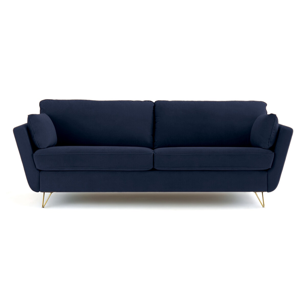 Πτυσσόμενος καναπές 4/5 θέσεων από βελούδο Μ98xΠ225xΥ85cm