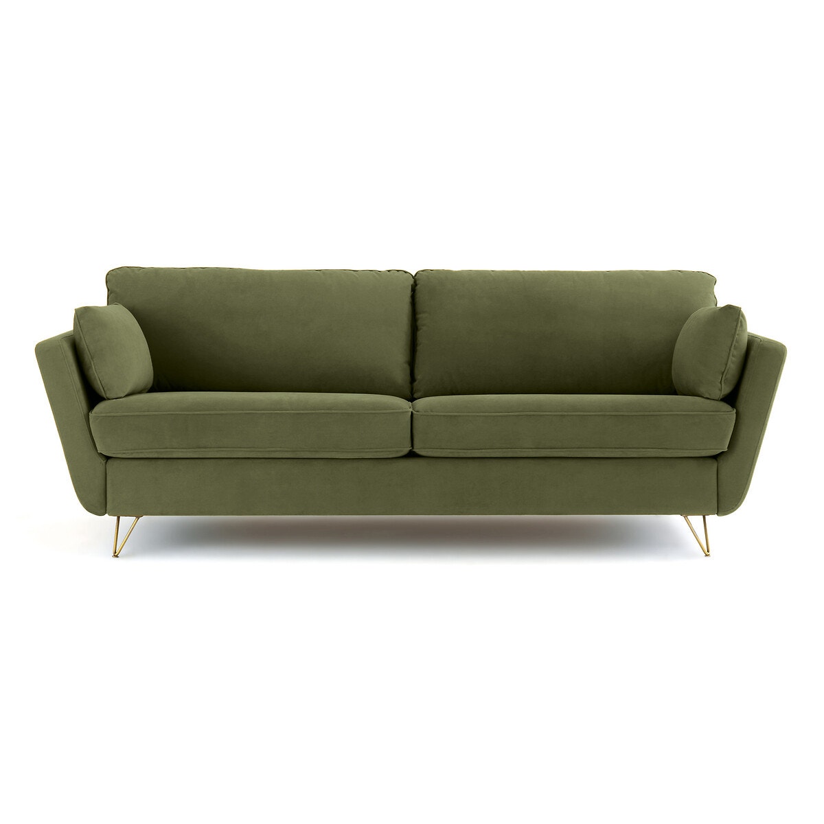 Πτυσσόμενος καναπές 4/5 θέσεων από βελούδο Μ98xΠ225xΥ85cm