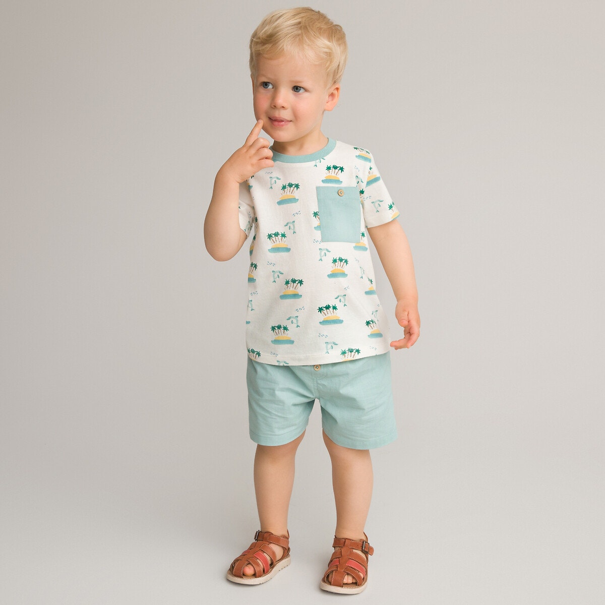 La Redoute Collections Σύνολο T-shirt + σορτς