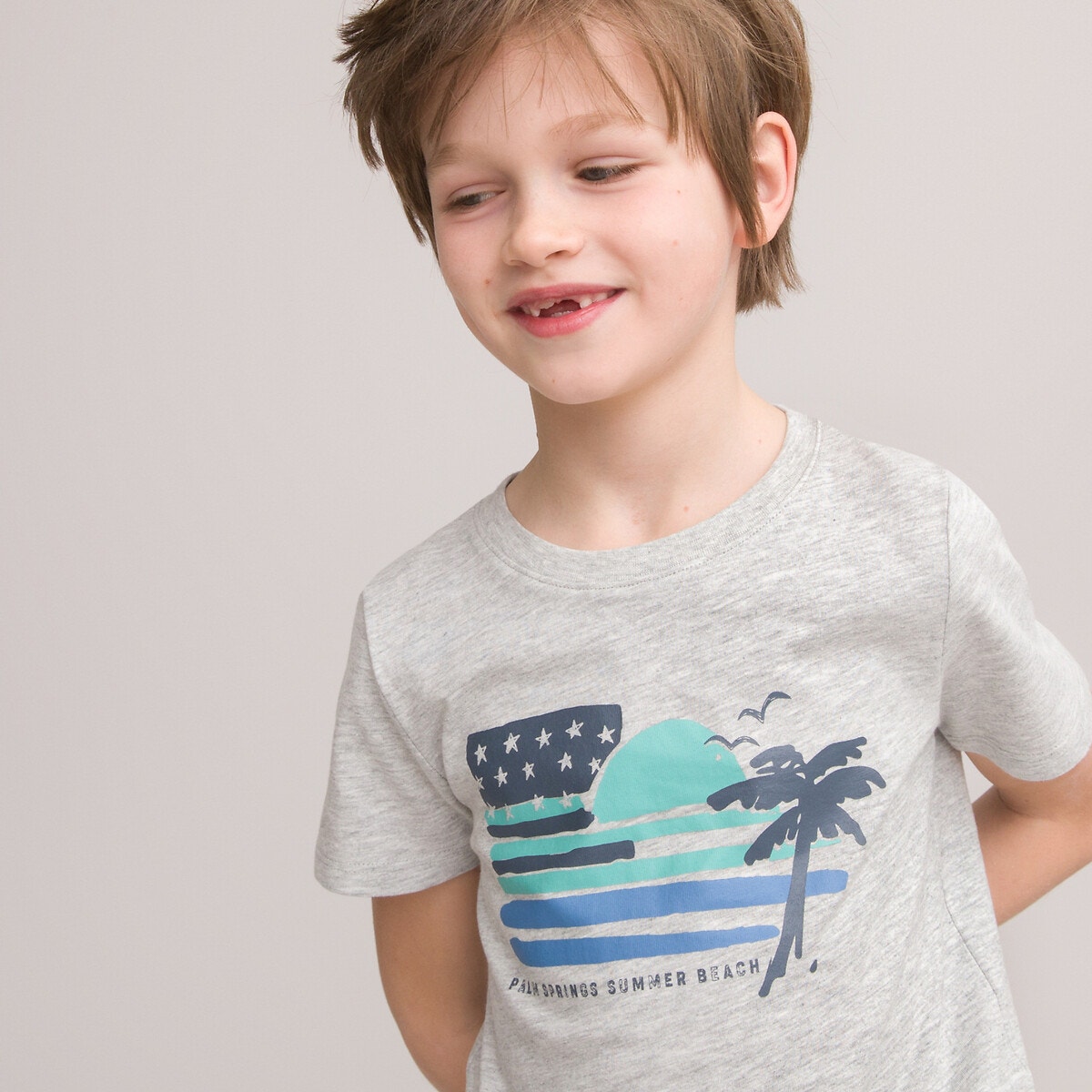 Σετ 3 T-shirt με στρογγυλή λαιμόκοψη