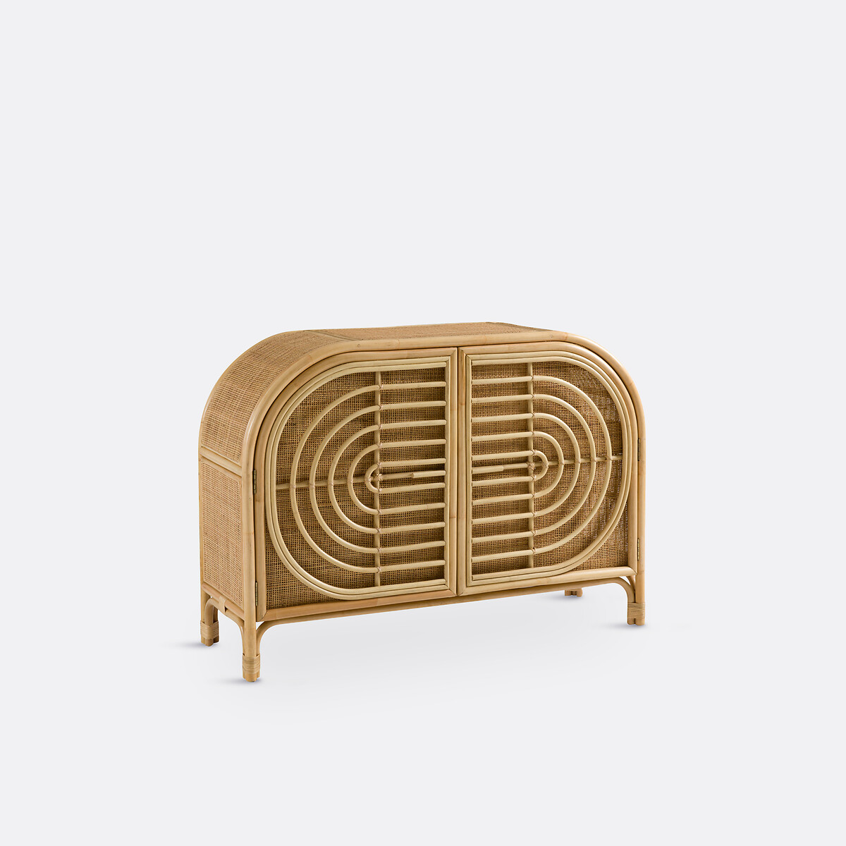 La Redoute Interieurs Μπουφές από ρατάν με 2 πόρτες Μ43xΠ128xΥ92cm