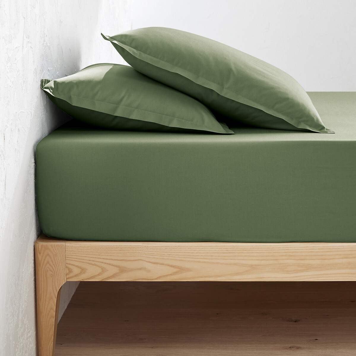 Σεντόνι με λάστιχο από βαμβακερό περκάλι με γύρισμα 35 εκ. 90x190 cm