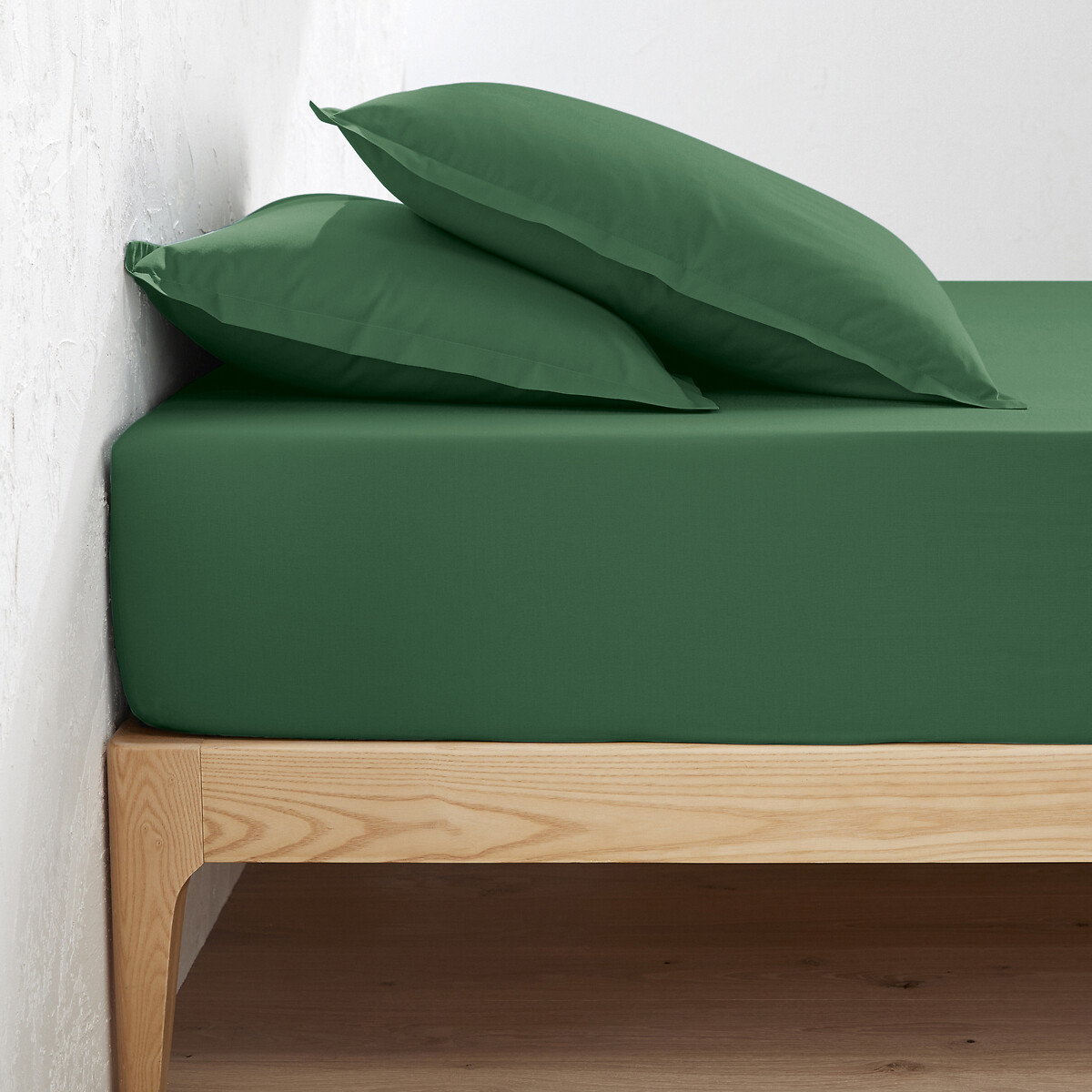 Σεντόνι με λάστιχο από βαμβακερό περκάλι με γύρισμα 35 εκ. 90x190 cm